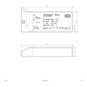 EVN Lichttechnik LED-Netzgerät 700mA 1, 5-18 Watt PLK 718-4