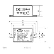 EVN Lichttechnik LED-Netzgerät 700mA 2,1-4,2W IP65 PLD6534-4