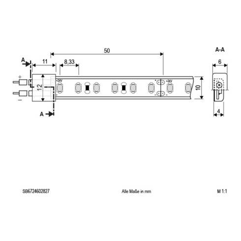 EVN Lichttechnik LED-Strip 5m 2700K 24V/DC IP67 SB6724602827