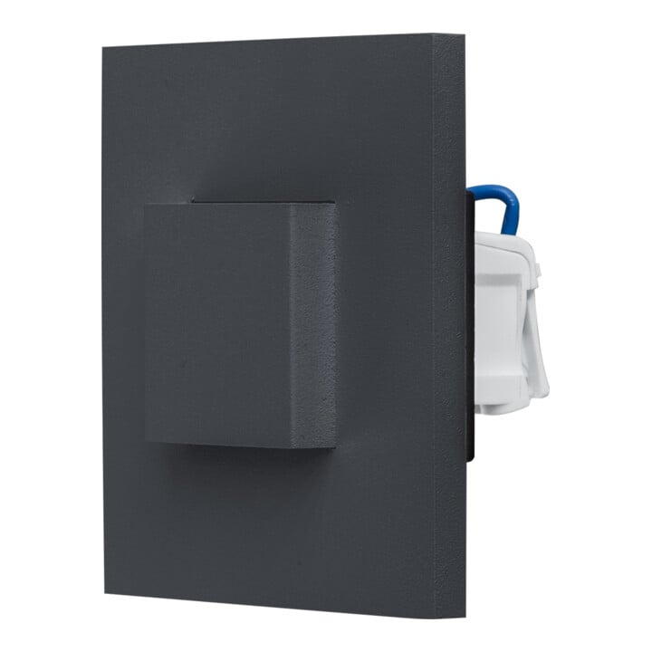 EVN Lichttechnik LED-Wandeinbauleuchte 3000K IP44 anth LQ41802AD