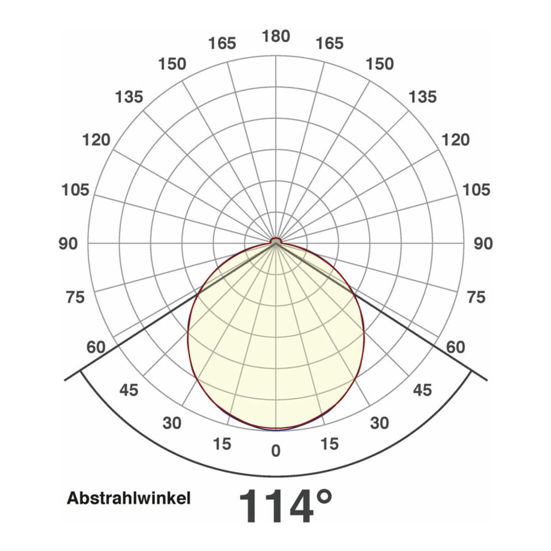 EVN Lichttechnik LED-Wandeinbauleuchte 3000K IP44 anth LQ41802AD