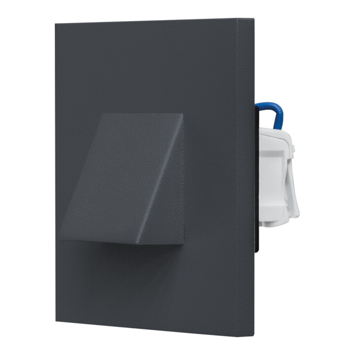 EVN Lichttechnik LED-Wandeinbauleuchte 3000K IP44 anth LQ41802AE