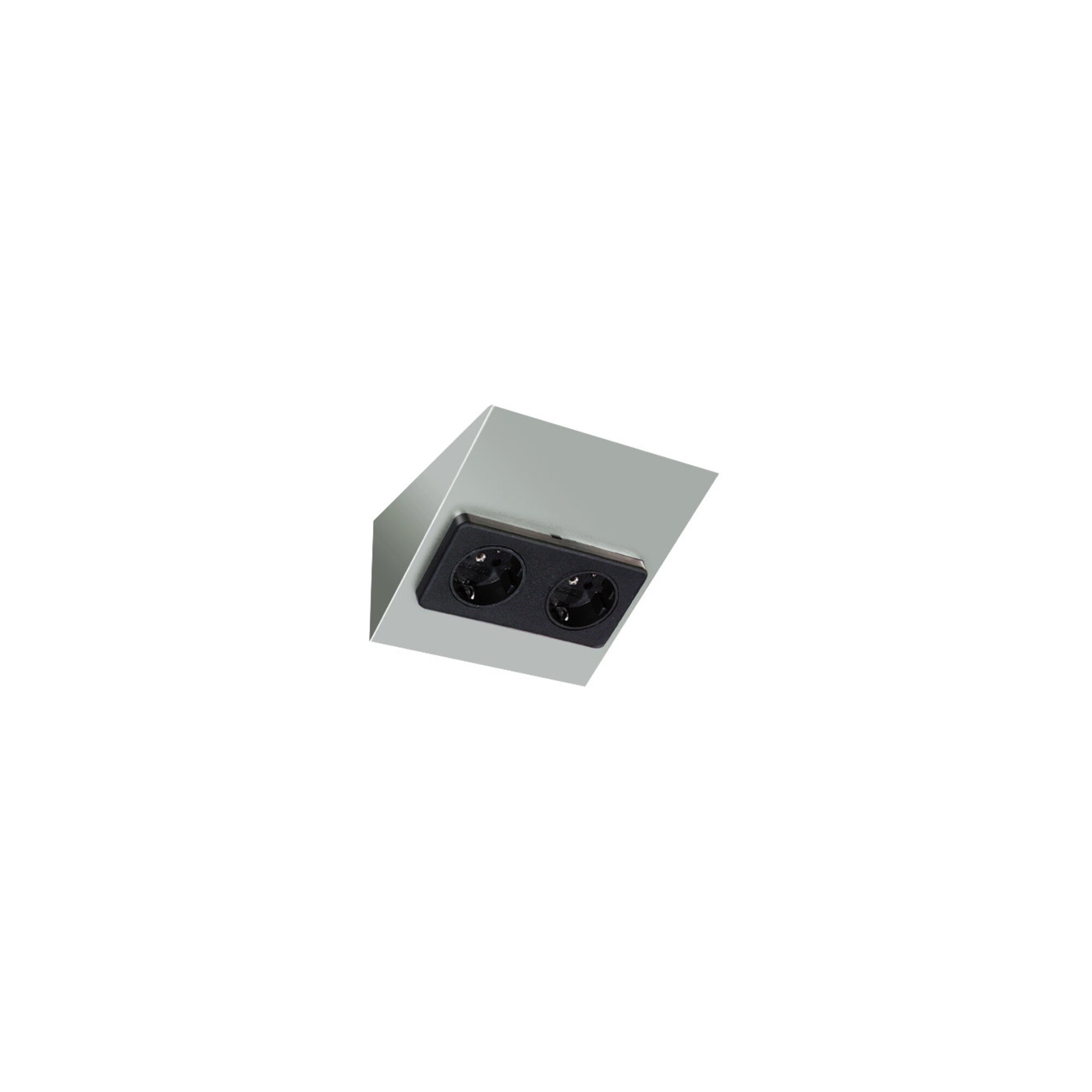 EVN Lichttechnik Möbelanbau-Steckdose Doppel- 230V 16A 092 250 eds