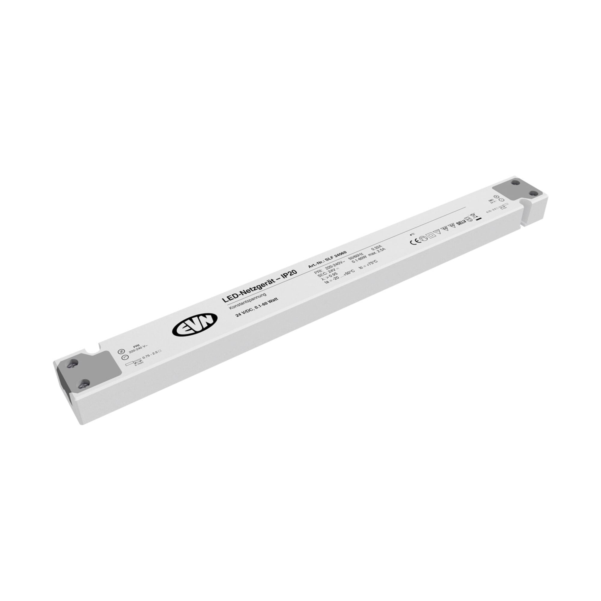 EVN Lichttechnik Netzgerät 24V/DC-0,1-60W IP20 SLF24060 ; evn_lichttechnik