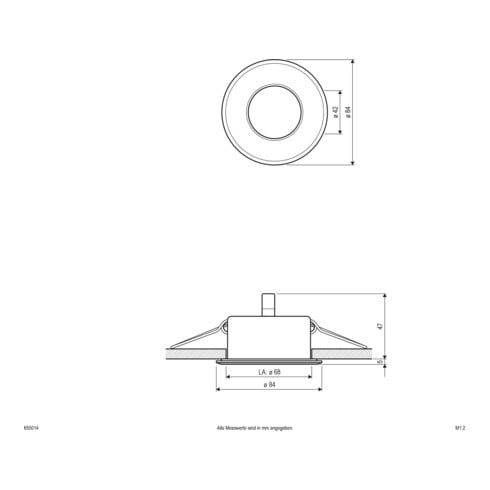 EVN Lichttechnik NV EB-Leuchte 12V 50W GX5,3 655 014 chr/mt