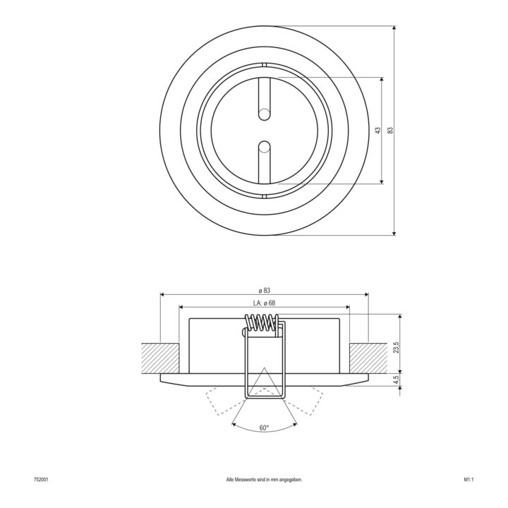 EVN Lichttechnik NV EB-Leuchte 50W 12V IP20 752 001 ws
