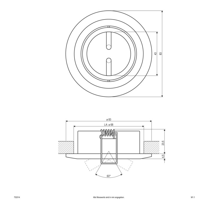EVN Lichttechnik NV EB-Leuchte 50W 12V IP20 752 014 chr/mt