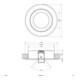 EVN Lichttechnik NV Luminaire EB en aluminium massif 605 014