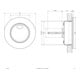 EVN Lichttechnik P-LED Applique encastrée IP54 700mA 2W 3000K P20302 blanc