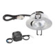 EVN Lichttechnik P-LED Deckeneinbauleuchte 3000K 230V rund alu PC20N61402-1