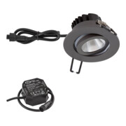 EVN Lichttechnik P-LED Deckeneinbauleuchte 3000K IP65 230V anth PC650N61602