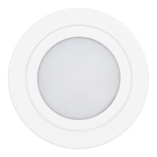 EVN Lichttechnik P-LED Lampe d’encastrement pour meuble IP20 350mA 3W 3000K L20300102 blanc