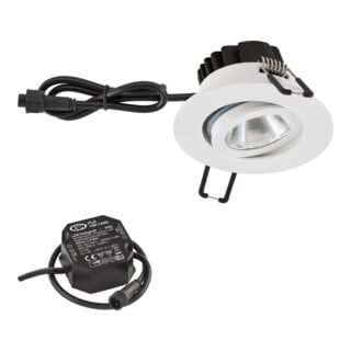 EVN Lichttechnik P-LED Spot encastrable 230V 3000K blanc PC650N90102