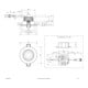 EVN Lichttechnik P-LED Spot encastrable 230V 3000K blanc PC650N90102
