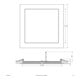 EVN Lichttechnik Panneau LED encastrable blanc 21W 3000K 225x225mm LP QW 223502