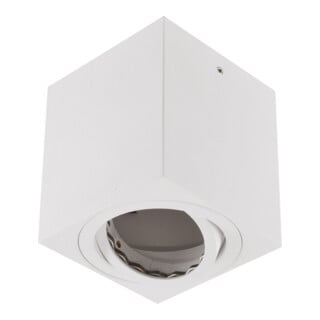 EVN Lichttechnik Plafonnier à montage surface GU10 quad. blanc pivotant 8149001