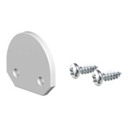EVN Lichttechnik Plaque de finition en aluminium avec 2 vis APRE EAP-1