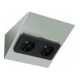 EVN Lichttechnik Prise double encastrable pour meuble 230V 16A 092 250 eds