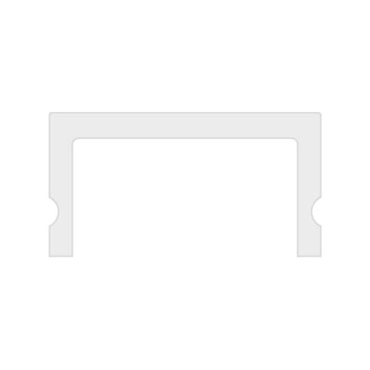EVN Lichttechnik Profil de couverture en plastique mat 200 cm KAM 200