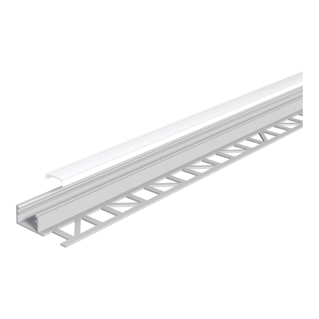 EVN Lichttechnik Profilé aluminium avec couverture opale, 2m APFL1AM200