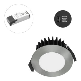 EVN Lichttechnik Spot LED 230V dimmable IP54 3000-5700K chr-sat L54N101325