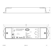 EVN Lichttechnik Télécommande LED radio 868 MHz 240-720W EFD12244X5A-4