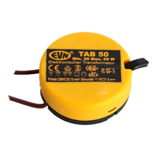 EVN Lichttechnik Transformateur 20-50W H18mm Diamètre 48mm TAB 50
