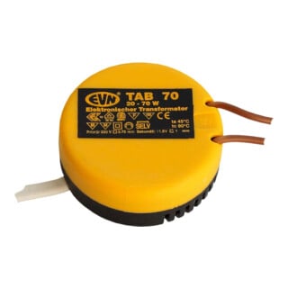 EVN Lichttechnik Transformateur 20-70W H22mm Ø53mm TAB 70
