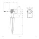 EVN Spot de jardin PLC650502 3000K anth IP65