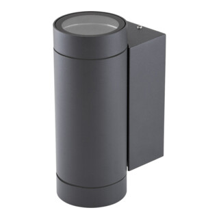 EVN Wandanbauleuchte 2flg. anth IP54 GU10 220-240V 637216N