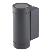 EVN Wandanbauleuchte 2flg. anth IP54 GU10 220-240V 637216N