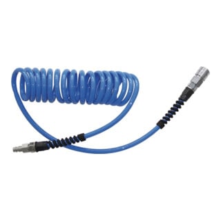 ewo Spiralschlauchset ID 8mm AD 12mm L.7,5m PU Kuppl.DN 7,2