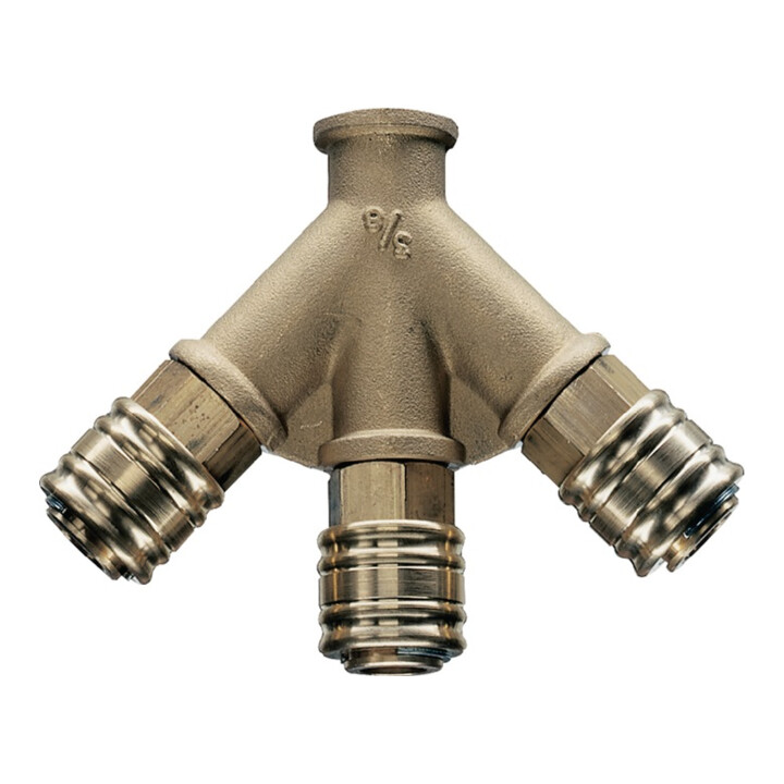 ewo Verteiler Gew.mm 15,39 DN 7,2,Innengewinde,3 Kupplungen