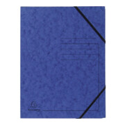 Exacompta Eckspanner 555412E DIN A4 Karton blau