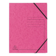 Exacompta Eckspanner 555420E DIN A4 Karton rosa