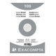 Exacompta Karteikarte 10208E DIN A5 kariert weiß 100 St./Pack.-1
