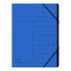 Exacompta Ordnungsmappe 540702E DIN A4 7Fächer Karton blau-1