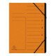 Exacompta Ordnungsmappe 540704E DIN A4 7Fächer Karton orange-1