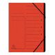 Exacompta Ordnungsmappe 540705E DIN A4 7Fächer Karton rot-1