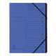 Exacompta Ordnungsmappe 541202E DIN A4 12Fächer Karton blau-1