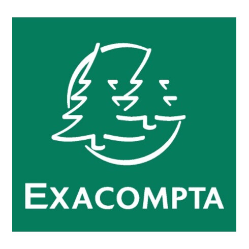 Exacompta Ringhefter 542561E DIN A4 2Ringe Karton grau