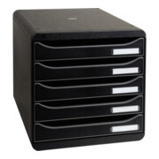Exacompta Schubladenbox BIG-BOX PLUS 309714D 5Schübe schwarz