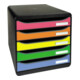 Exacompta Schubladenbox BIG-BOX PLUS 309798D 5Schübe farbig-1