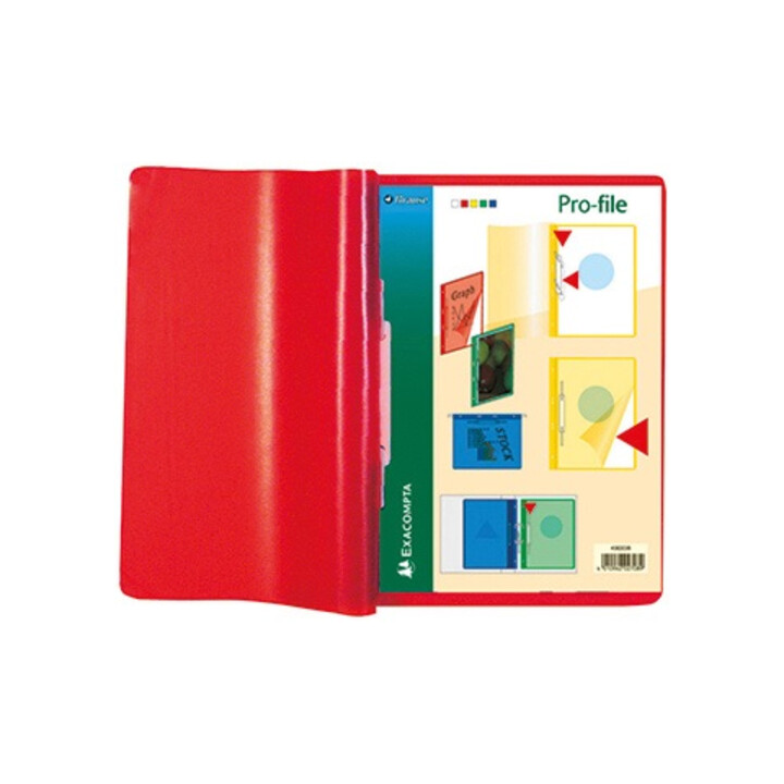 Exacompta Sichthefter Dokument 438203B DIN A4 PVC rot