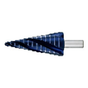 Exact Foret étagé HSS TiAlN 4 cannelures hélicoïdales 4-20mm