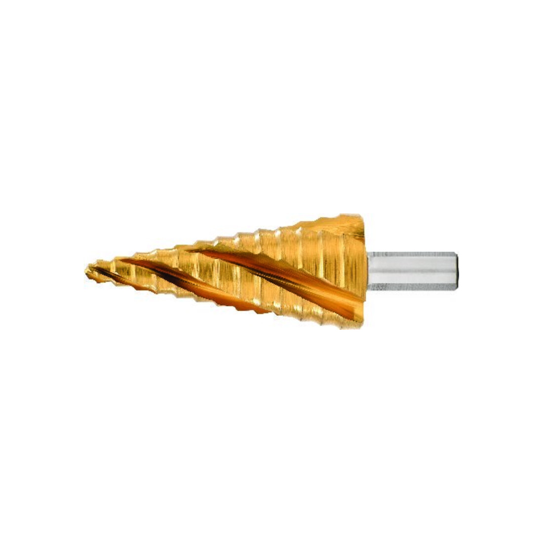 Exact Foret étagé HSS TiN 4 cannelures hélicoïdales 4-20mm