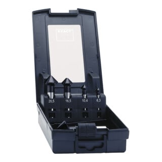 Exact Kegelsenker-Set Advanced TIALN Form C CBN geschliffen 90Grad 6,3-25,0mm
