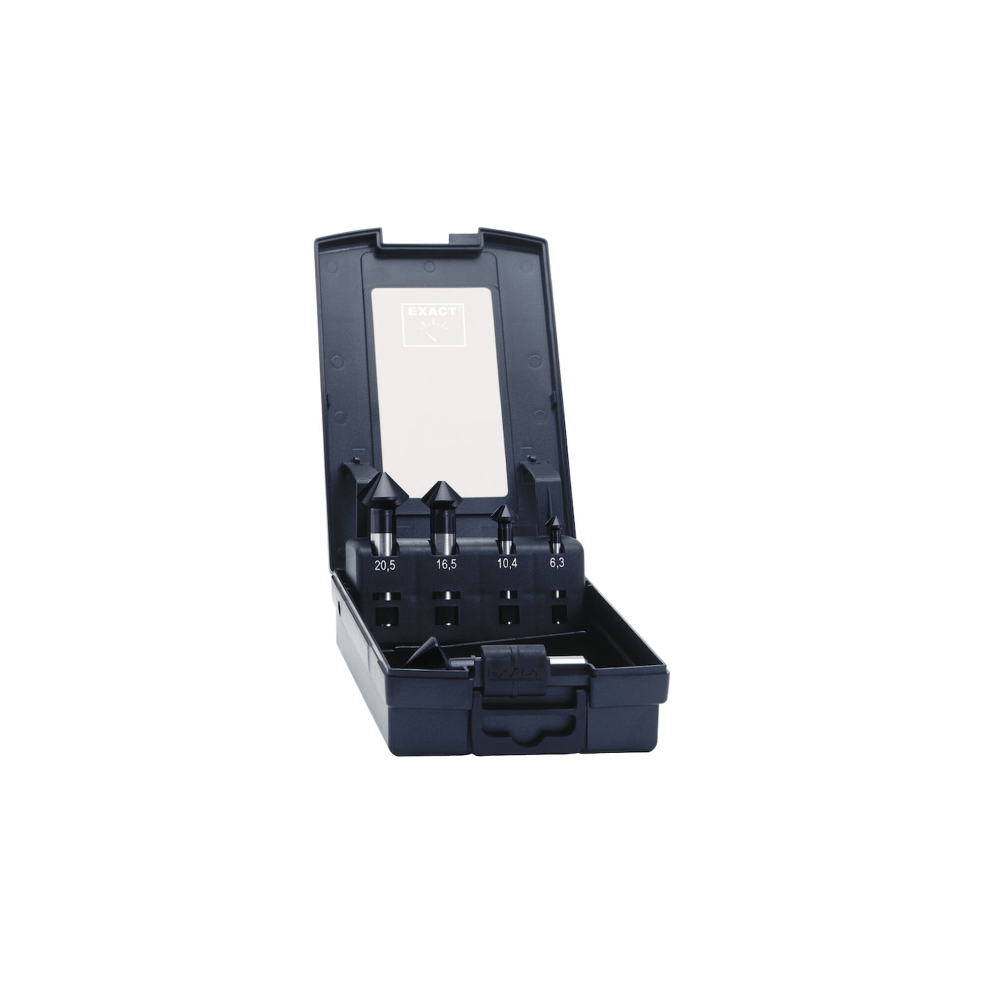 Exact Kegelsenker-Set Advanced TIALN Form C CBN geschliffen 90Grad 6,3-25,0mm
