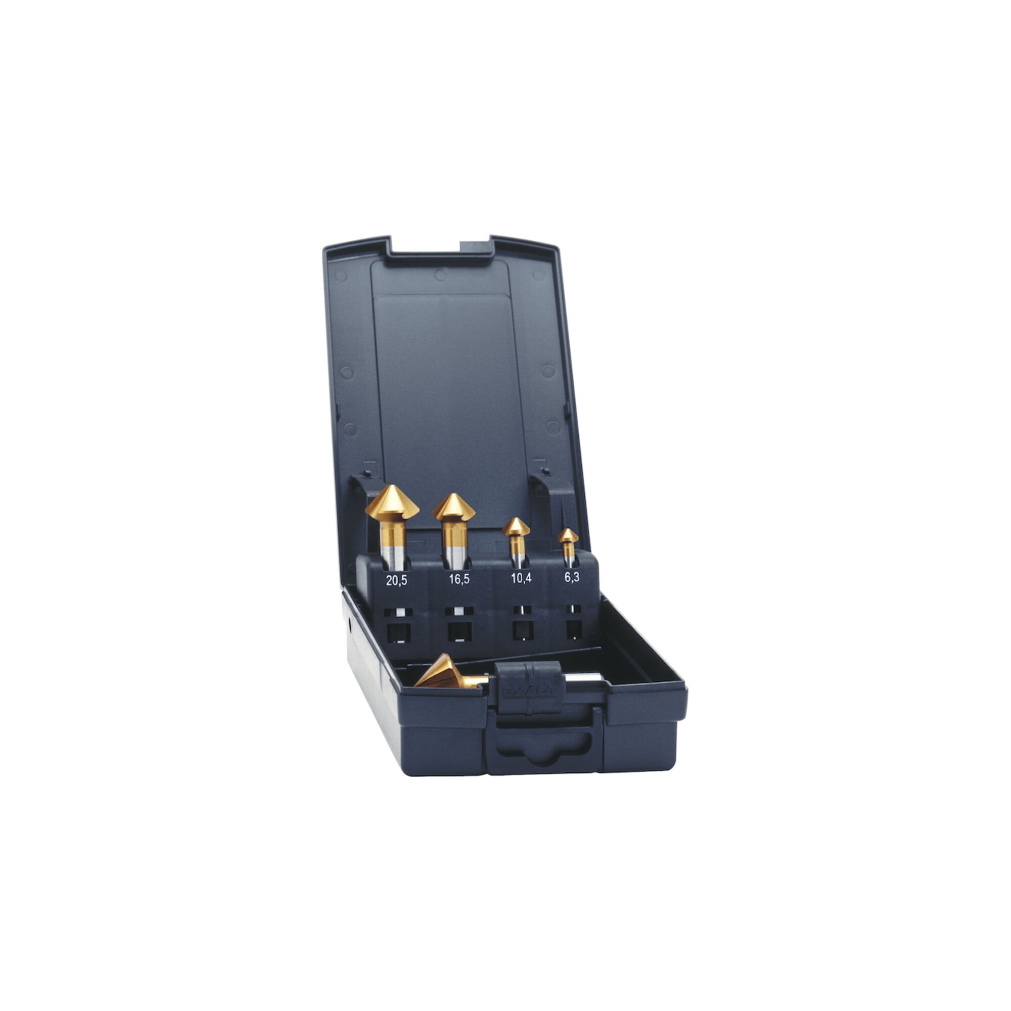 Exact Kegelsenker-Set Advanced TiN Form C 90Grad 6,3-25mm