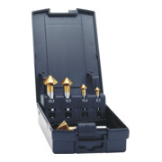 Exact Set de fraises coniques Advanced TiN Forme C 90° 6,3-25mm